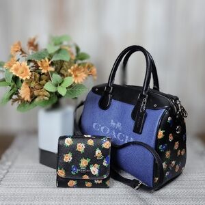 Coach Mini Bennett Satchel + Wallet
